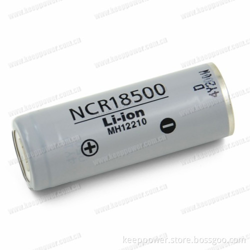 Authentic 18500 Li-ion rechargable Battery Cell NCR18500 3.6V 2000mAh For Power Bank